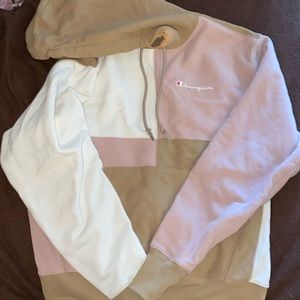 Vintage colorblock Champion hoodie !!